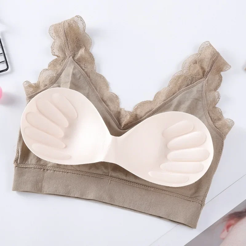 Women Tank Top Non-wire Bra Sports Brassiere Seamless Underwear Sexy Lingerie Comfort Crop Top