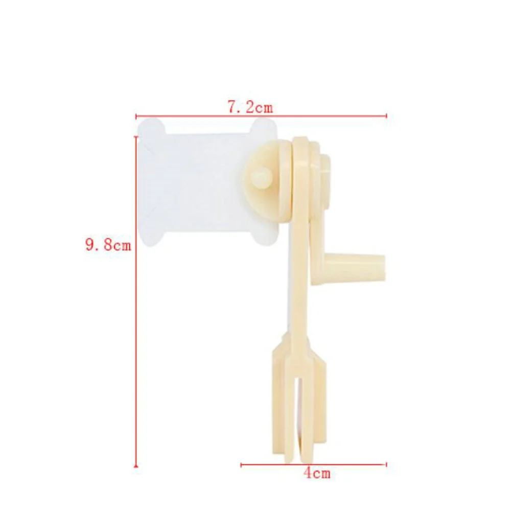 الكرة الصغيرة المحمولة دليل الغزل اللفاف للتخزين المدمج دائم السلس حافة الألياف سلسلة اللفاف أداة للحرف اليدوية #3