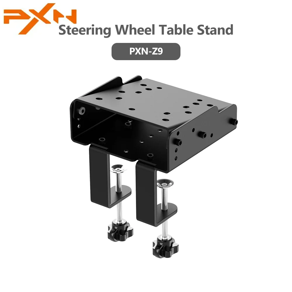 PXN-Z9 Steering Wheel Stand For MOZA R9 Logitech G27 G29 T500 Shift Lever Bracket Pedal PC Racing Analog Desktop Stand