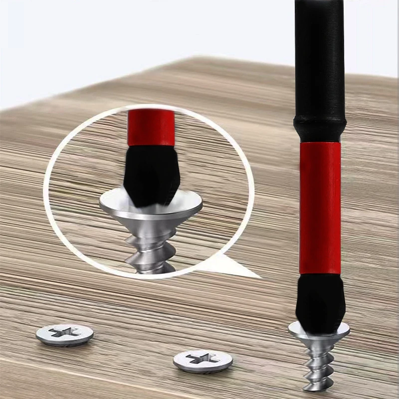 Set di viti per cacciavite elettrico domestico a testa trasversale magnetica - Punte per trapano a mano ad alta durezza per cacciaviti elettrici 3/4/5/6 pezzi