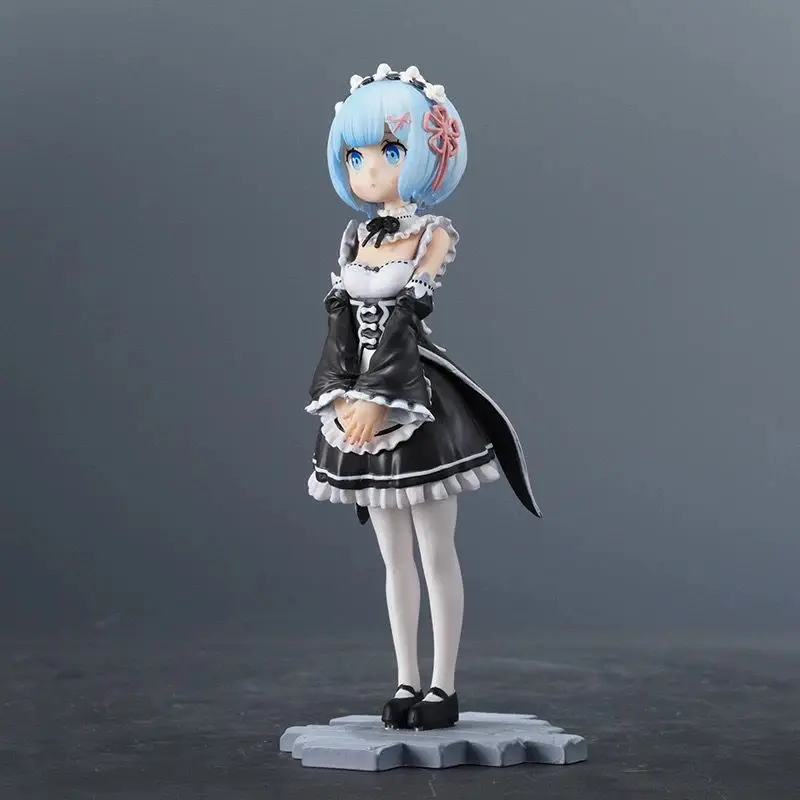 17 cm Kindheit Rem und Ram Maid Kleid Hübsches Mädchen Re: Zero Infinity Action Figur Modell Ornament Statue Dekoration Kinder Spielzeug Geschenk