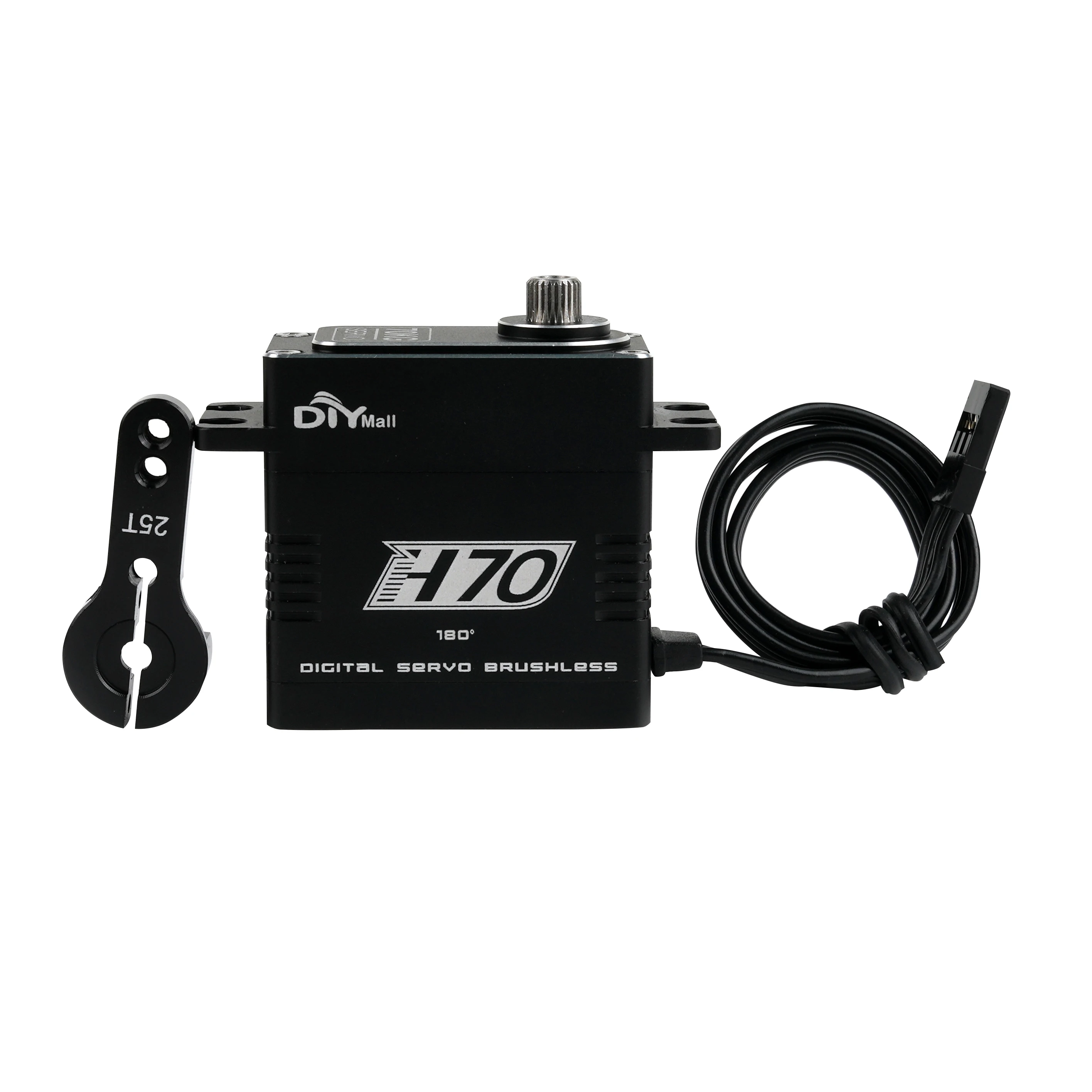 H70 70kg.cm HV Servo sin escobillas 7,4-12V 180 grados IP68 caja de aluminio impermeable para Robot submarino 1/5 oruga