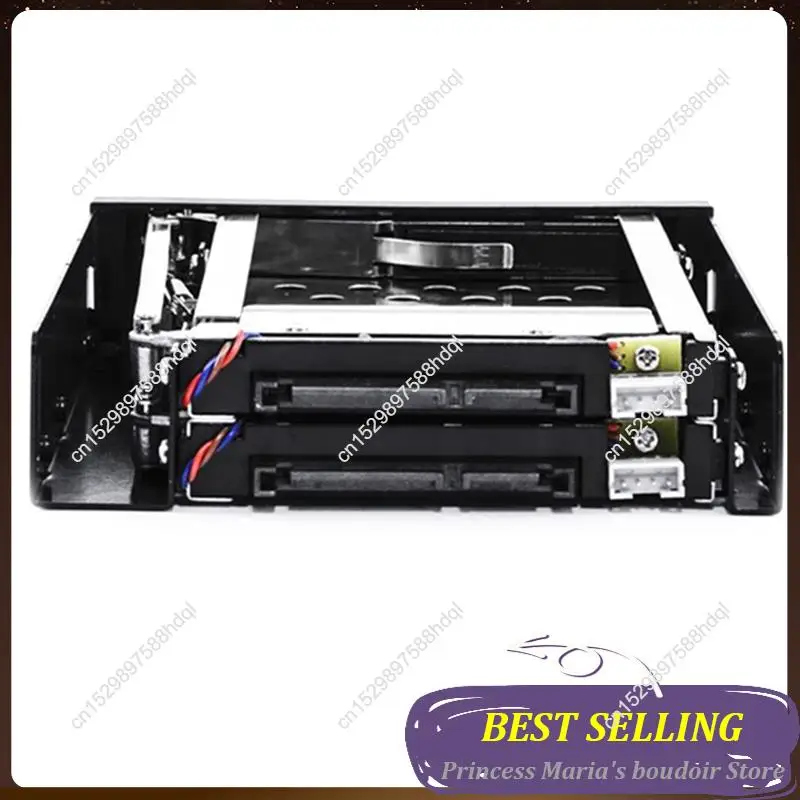 

AB30-2Pcs 2.5 Inch Floppy Disk Drive Tray 2-Bay Disk Drive SATA For HDD/SSD Hard Disk Enclosure Extraction Box