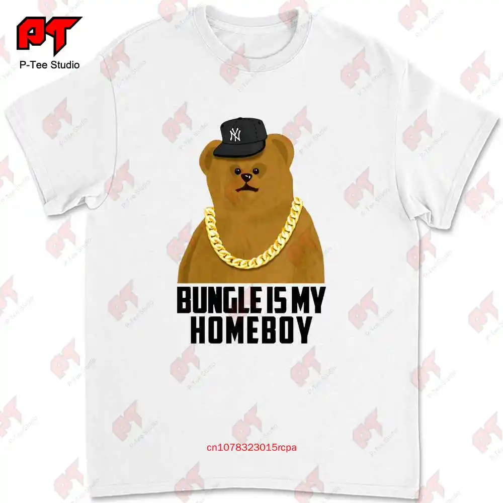 Rainbow Bungle Is My Homeboy Parody Bear T-shirt ULQ8