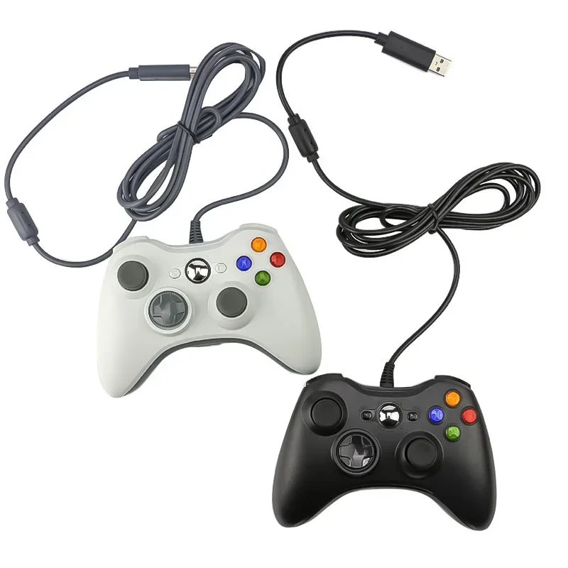 Drop Shipping USB Wired Gamepad for Xbox 360 Controller Joystick for Official Microsoft PC Controller for Windows 7 8 10