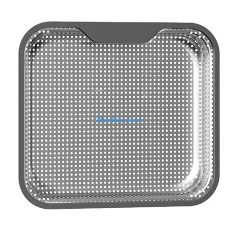 U2JC Multipurpose Stainless Steel Kitchen Sink Strainer Universal Square Sink Drain Filter With Fine Meshes for Most Sinks