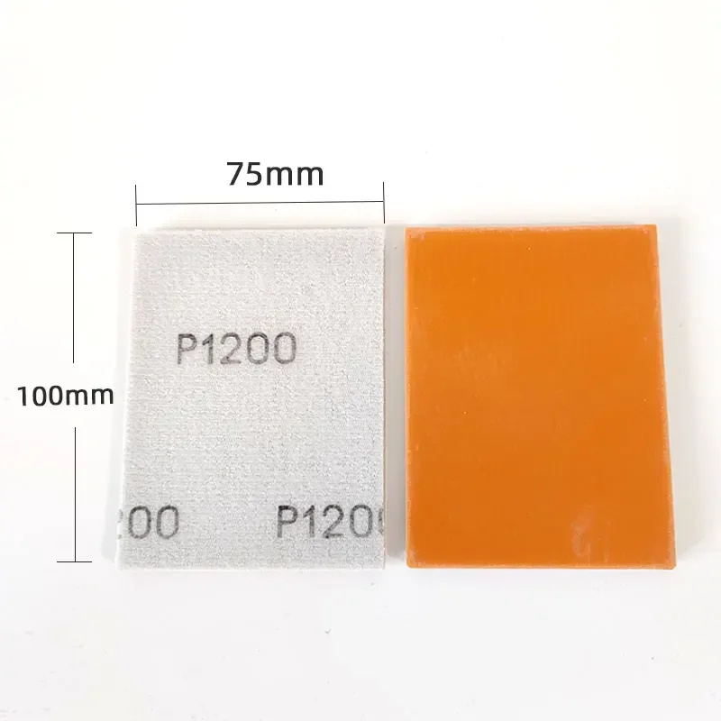 

Губка наждачная бумага прямоугольный пенопластовый шлифовальный блок 75*100 мм для полировки автомобиля шлифовка влажный и сухой абразивный инструмент для покраски автомобиля