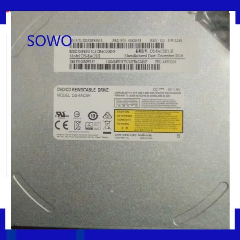 New original notebook built-in DVD burn CD drive model: DS-8ACSH for all brands of notebooks