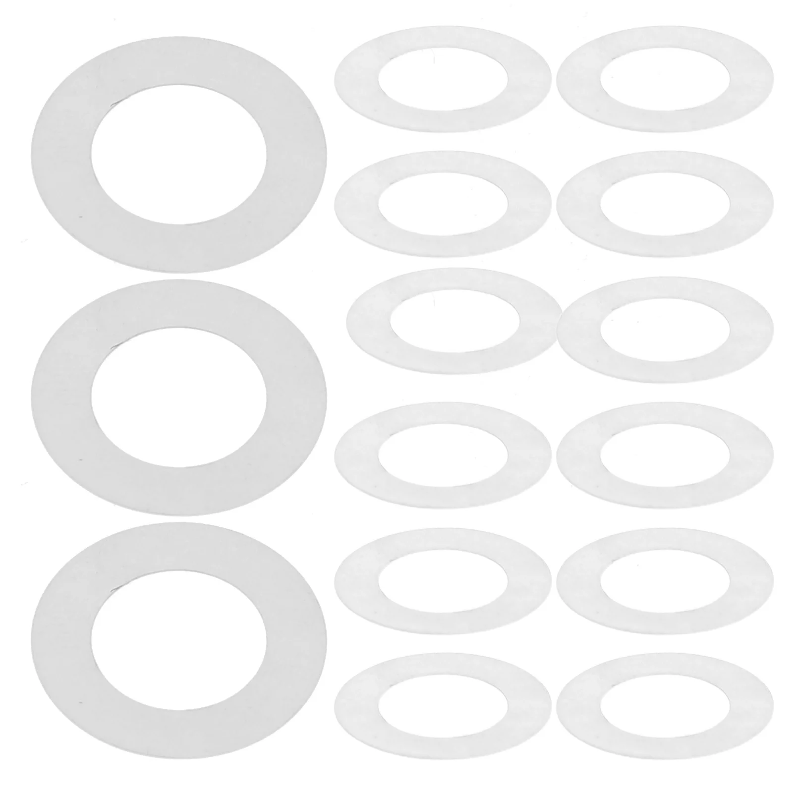 

100Pcs Metal Flat Washers for Door Hardware Maintenance Durable Easy Install Noise Reduction Spacer Stabilizer