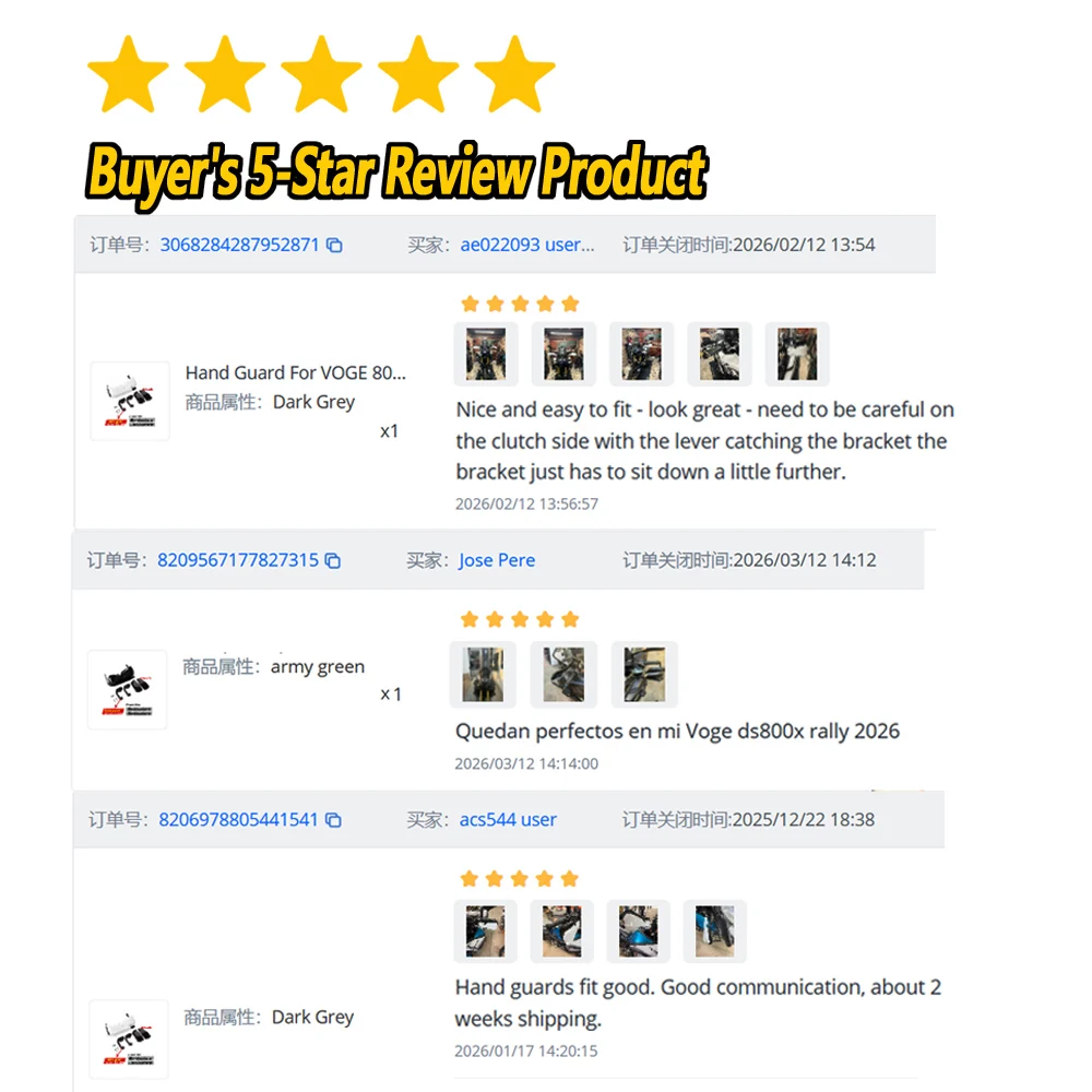DS800 X Hand Guard For VOGE 800X DS800X Rally LX800 DS900X Modification Anti fall hand guard windproof hand cover windshield