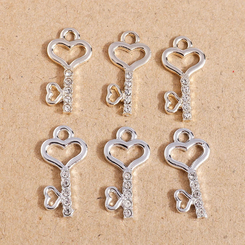 10 stücke zarte Kristall frucht Kirsche Anhänger Charms für Schmuck machen DIY Halsketten Ohrringe Zubehör liefert – Detail 14