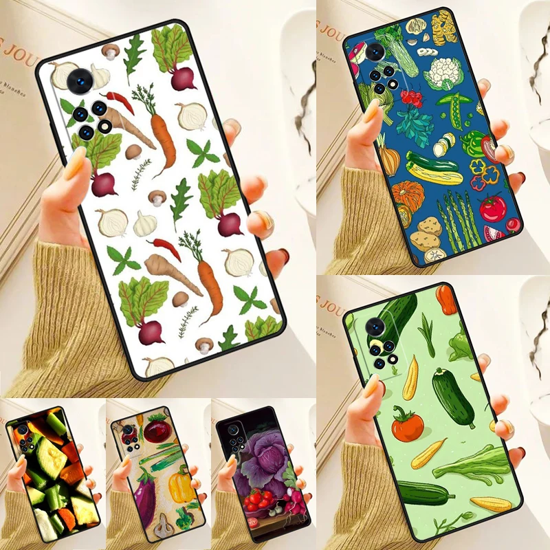 Yummy Mixed Vegetables Case For Samsung Galaxy S24 Plus S23 S20 S21FE Lite S22 Ultra Note 20 S8 S9 S10 Phone Coque