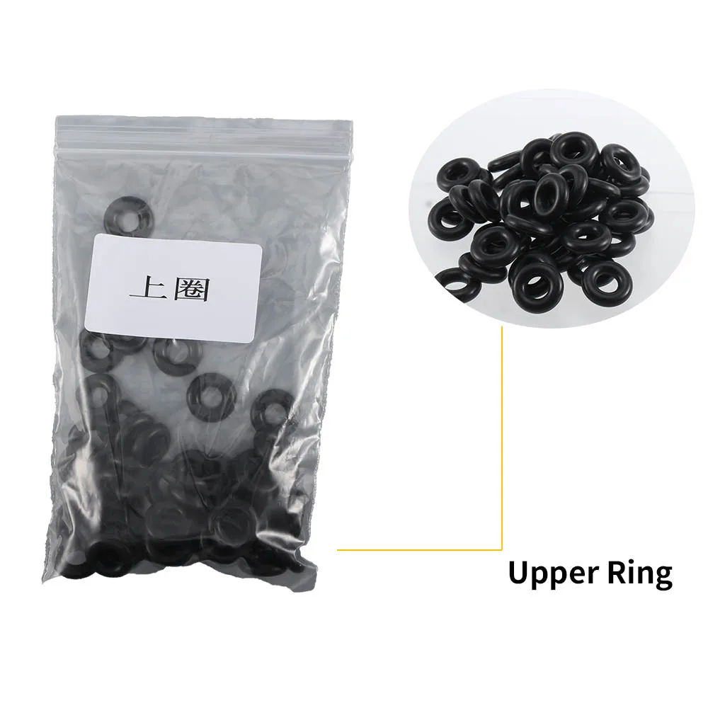 Motorcycle Spray Nozzle Gasket Ring Rubber O-Ring for Delphi Fuel Injector Part Replacement Modification Accessory