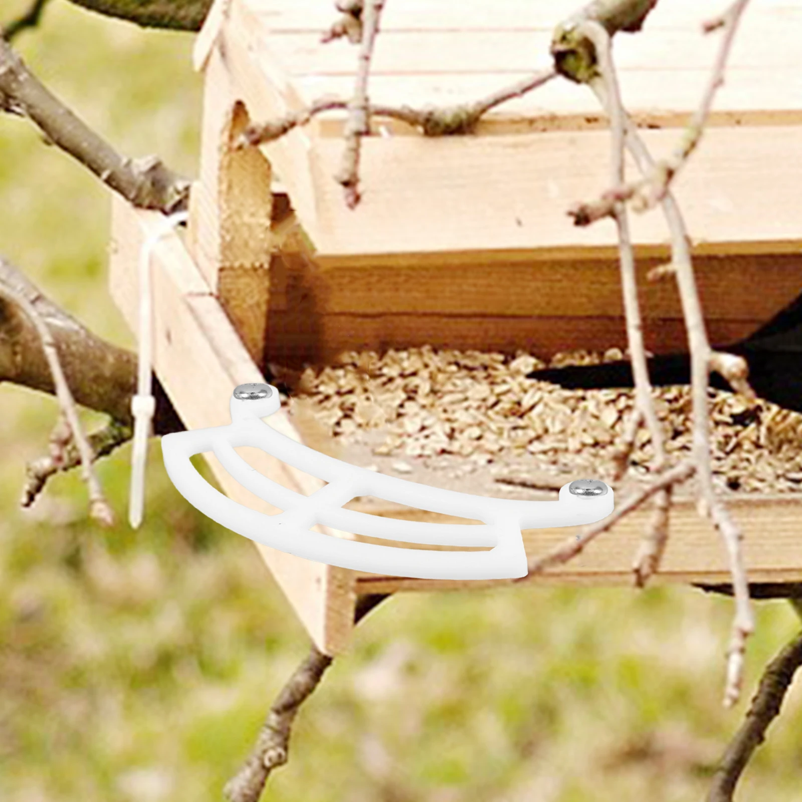 

1 set Feeder Perch Wider Extension Stand For Cage Outdoor Indoor Use Bird Cage Feeder Accessory Practical Bird Feeding Bowl