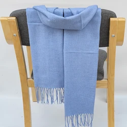 185*35cm outdoor Plaid Winter Scarf Women men unisex shalw Warm wrap muffler Foulard Fashion Cashmere hijab pashmina tassels