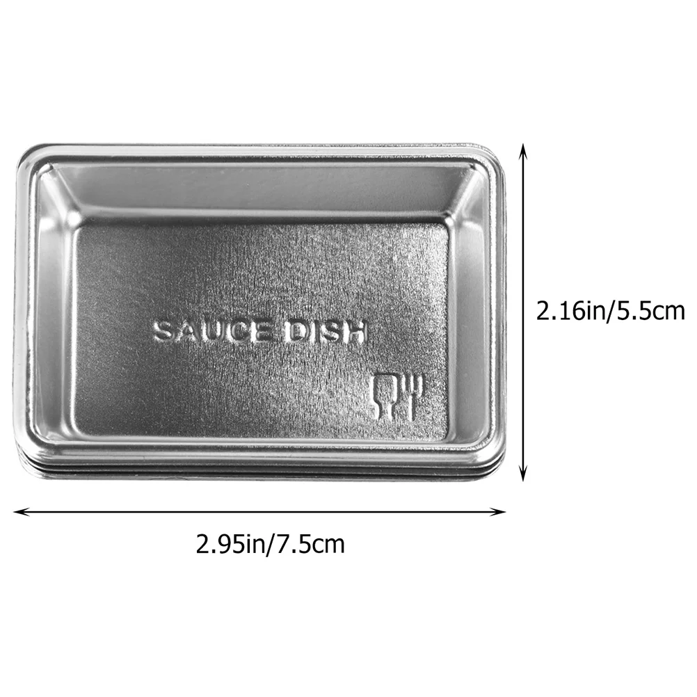 200 قطعة أطباق توابل بلاستيكية صغيرة للاستعمال مرة واحدة أطباق بهار لخل الصويا الخردل صواني توابل طبق تقديم محمول