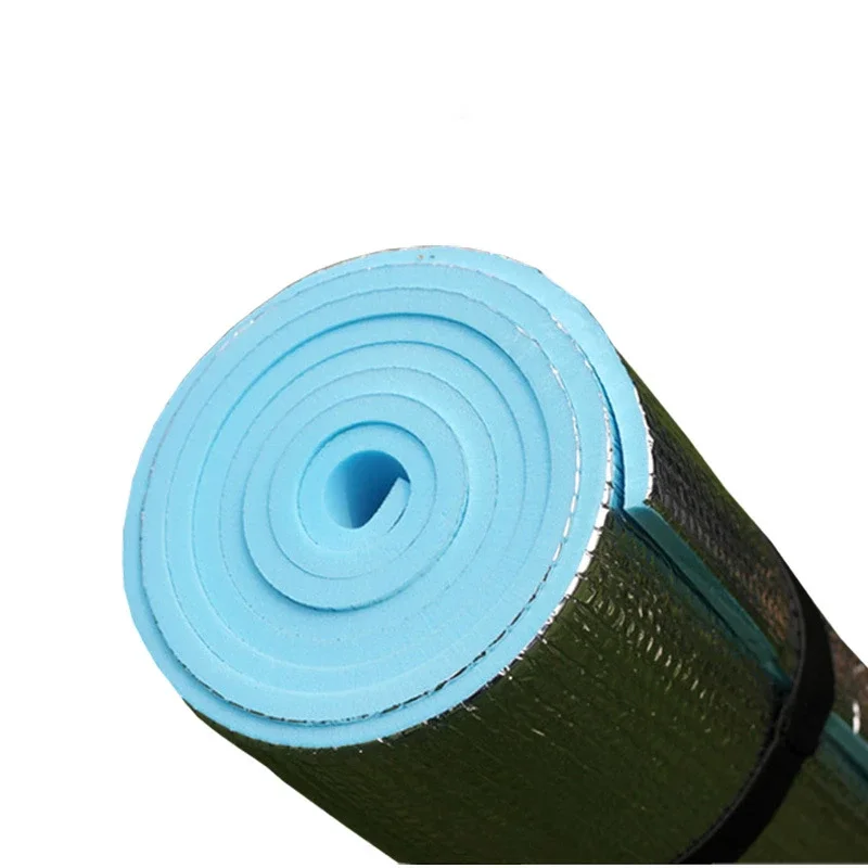 EVA Foam Moisture Pad Thicken 1cm Outdoor Aluminum Film Moisture Pad Crawling Mat Yoga Mat Camping