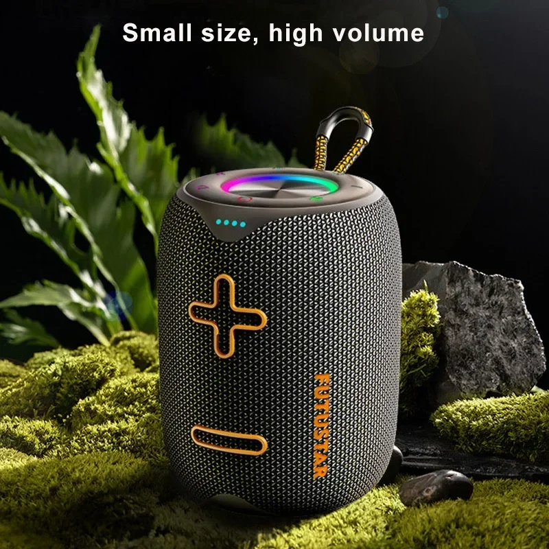 Tragbarer Mini-Stereo-High-Fidelity-wasserdichter Outdoor-Subwoofer mit leistungsstarken 20 W Bluetooth-Multifunktionslautsprechern mit hoher Lautstärke