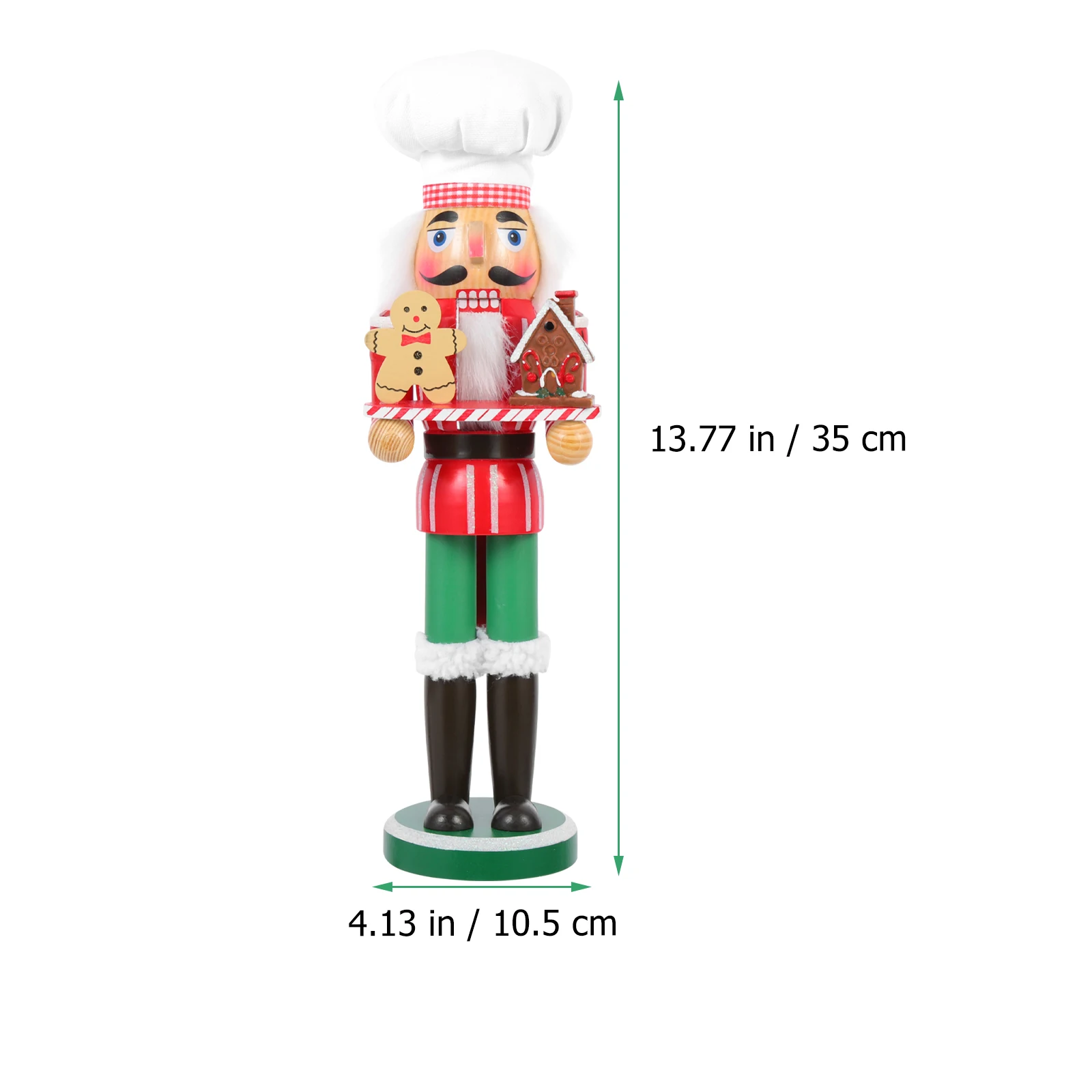 

Wooden Ornament Xmas Gift Christmas Decoration Desktop Craft Festival Home Decor Nutcrackers Party Favor Traditional Xmas