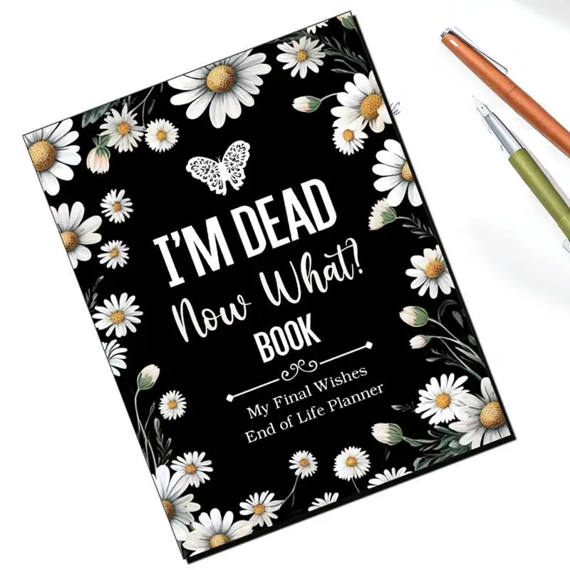 End Of Life Journal Planner Interesting Notebook Book Planner Organizer Workbook Beneficiary Planner Book My Final Wishes