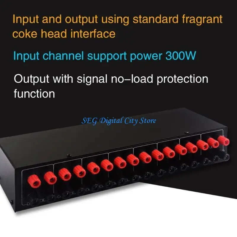 

U75B 4 Input 2 Output Power Amplifiers And Speaker Switcher Switching Splitters