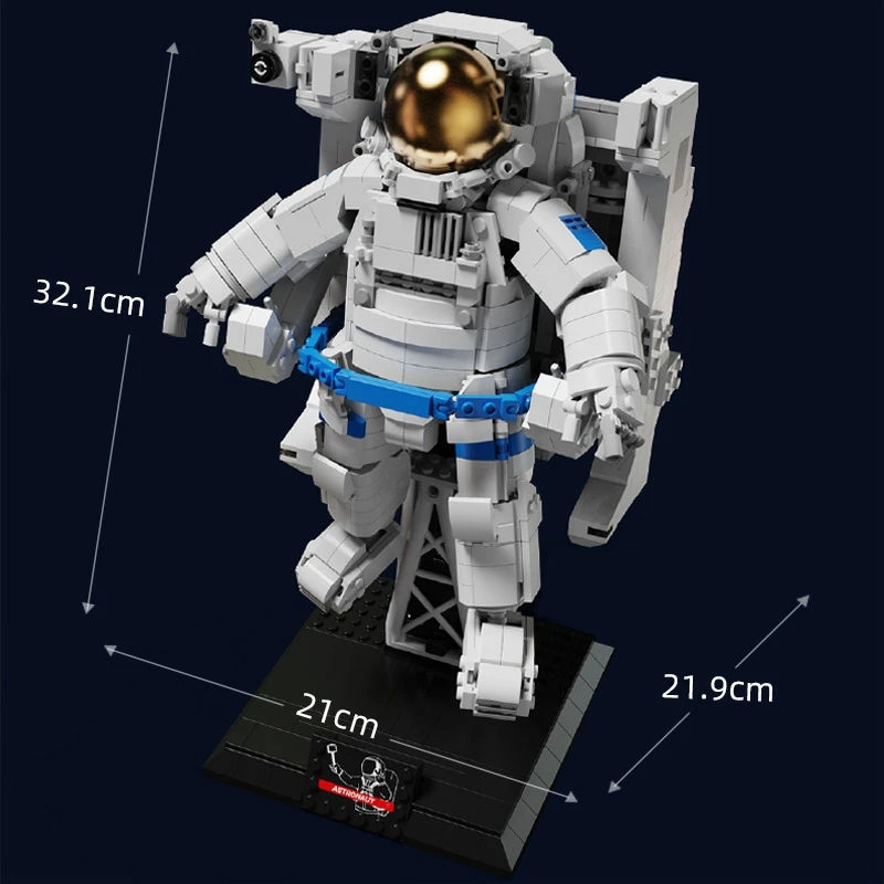 Space Astronauts Building Blocks Spaceman Exploring Robot Adventure Model Action Figure Bricks Educational Assembly Toy Kid Gift