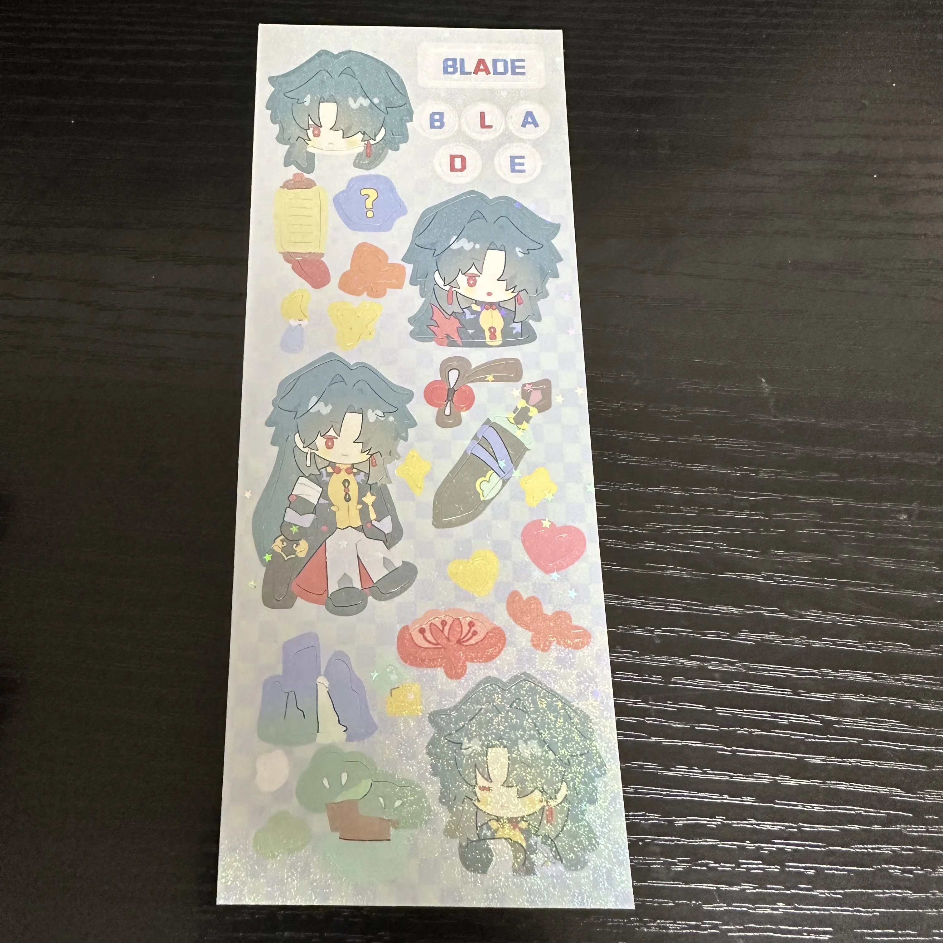 Game Honkai Star Rail Imbibitor Lunae Blade Sticker Cosplay Cute Cartoon Family portrait Motorcycle Phone Adhesive Sticker Gifts