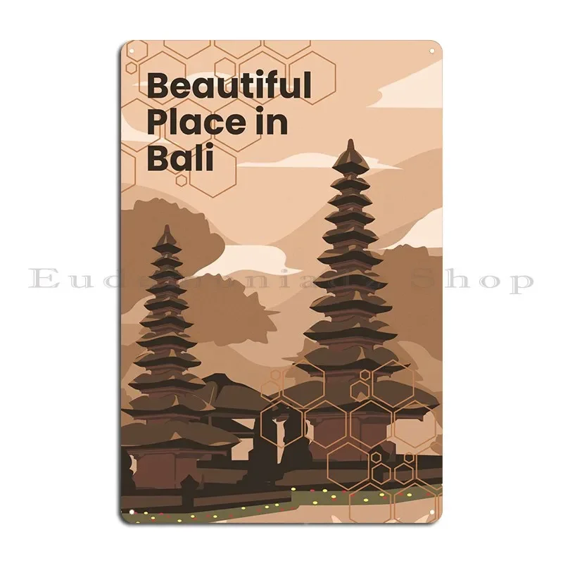 Beautiful Bali Metal Signs Design Mural Design Party Design Pub Tin Sign Poster