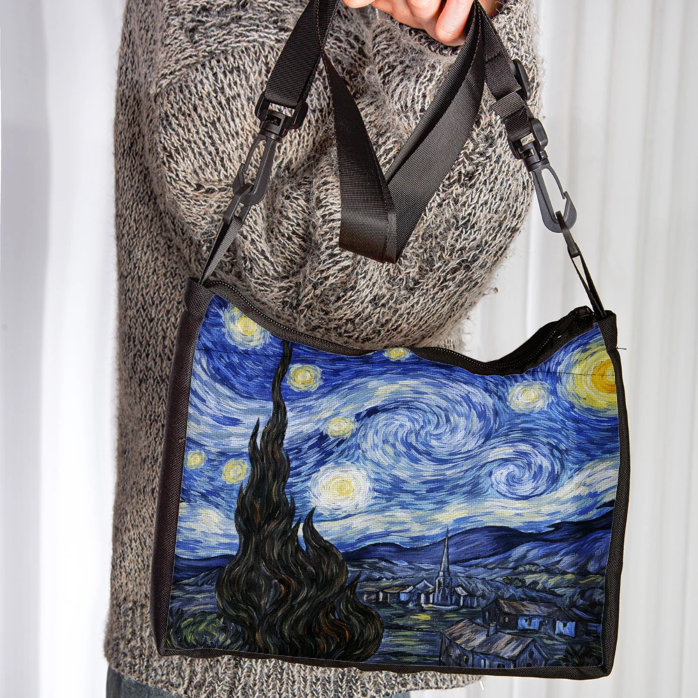 กระเป๋าสะพายข้างลายภาพวาด Star - Women'S Work Bags Designer บทวิจารณ์และราคา