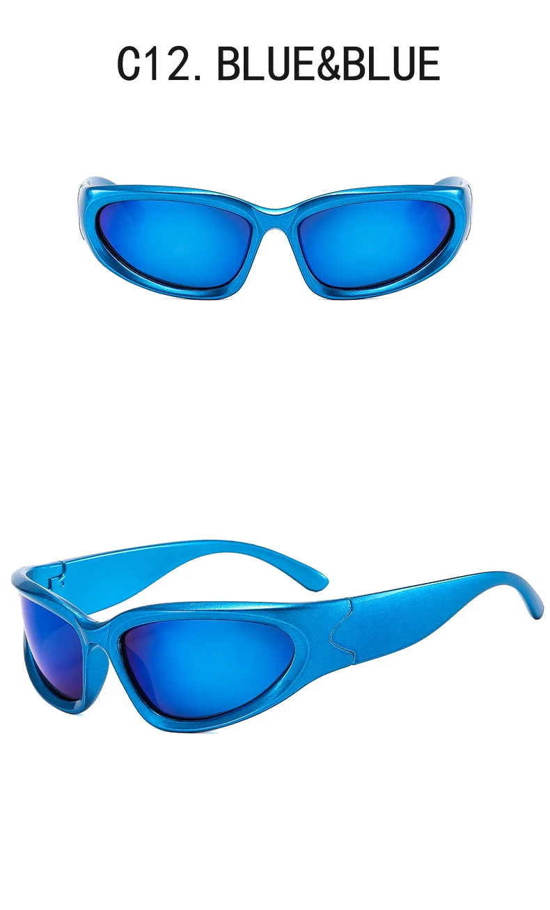 Steampunk Mode Goggle Frauen Sonnenbrille Weibliche Männer Punk Sonnenbrille Vintage Shades Brillen Dame Reiten Brillen UV400 – Detail 21