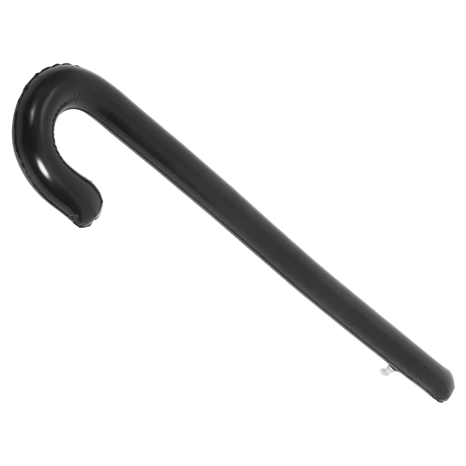 نفخ العكاز الدعامة خفيفة الوزن المحمولة تفجير عصا المشي بالون أداء الحفلات البلاستيكية عكاز بالون مضحك المزحة