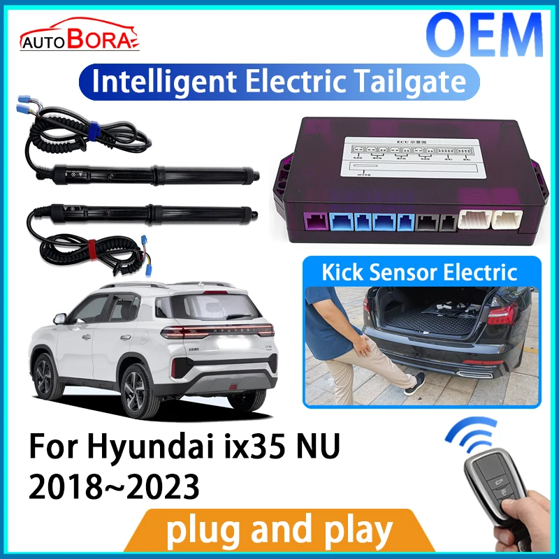 ZhuCamX Intelligent Electric Tailgate Automatic Lifting Kit Remote Control Opener Trunk for Hyundai ix35 NU 2018~2023