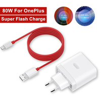 80W Super Flash Charger For OnePlus 9 10 11 12R 13 Nord 2T N300 CE 2 3 Lite ACE 2 3 5 OPPO Realme Fast Charging Type C USB Cable