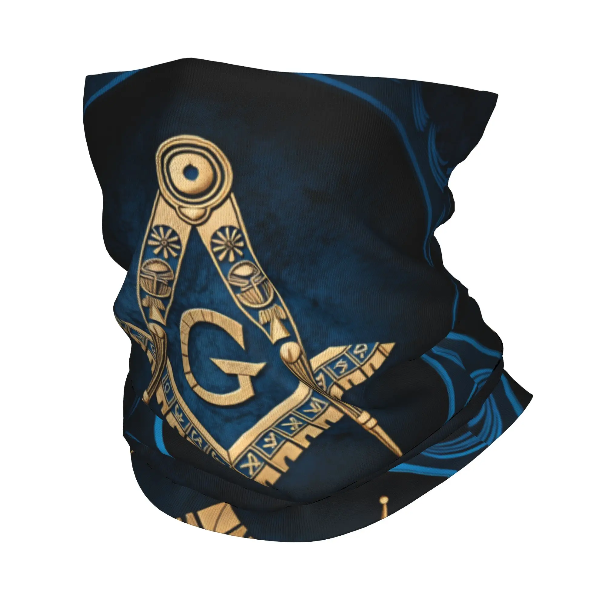 

Бандана-шарф с принтом масонского квадрата и циркуля, теплая маска для лица, дышащая, для мужчин и женщин, для походов