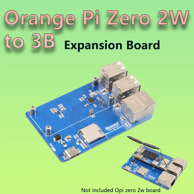 

Плата расширения Orange Pi Zero в форме 3B USB-концентратор EX Плата Mith с одним сетевым портом 100 МБ