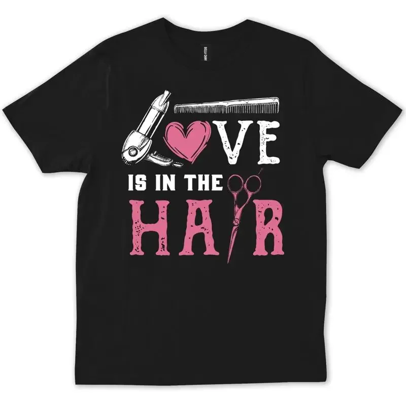 Hairdresser Hairstylist Stylist Barber Funny Hair Saloon T shirt