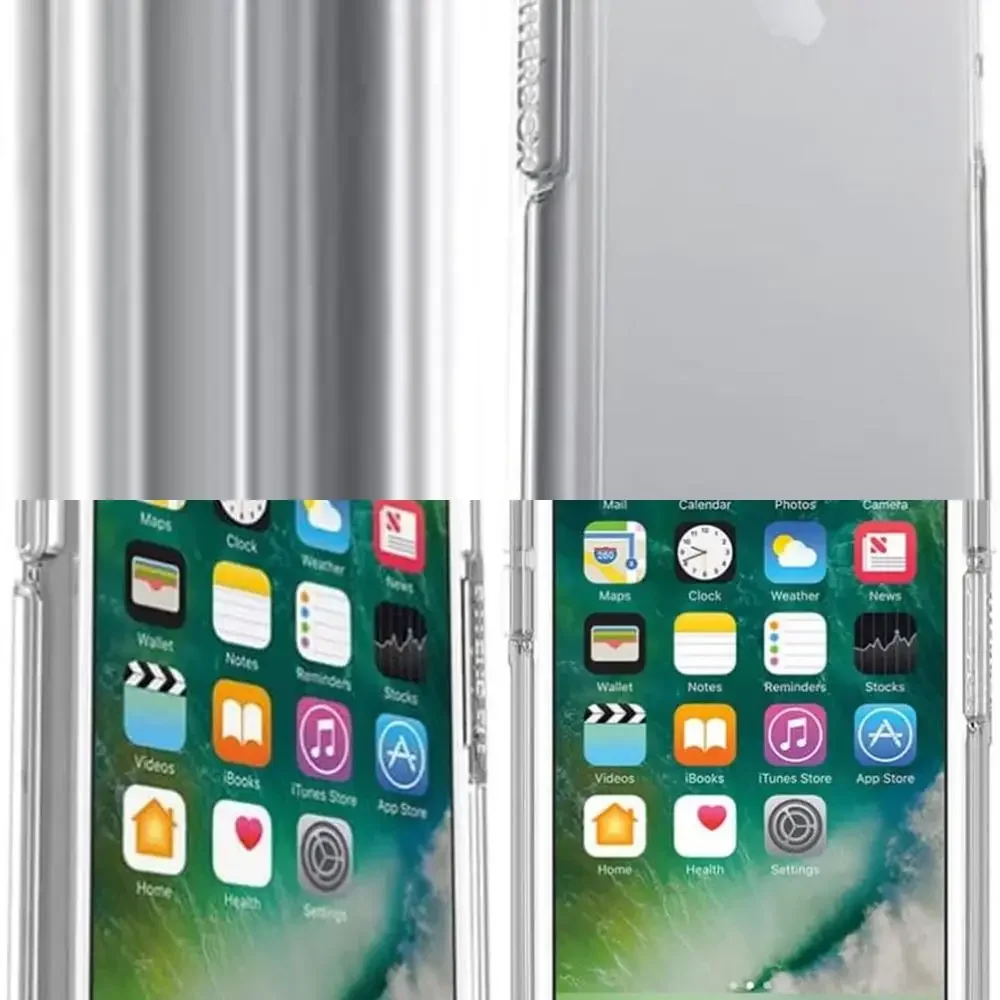 حافظة iPhone SE 3rd/2nd Gen وiPhone 8 وiPhone 7 (غير متوافقة مع الموديلات ذات الحجم الكبير) من سلسلة Symmetry- CLEAR، فائقة الأكمام، wir #1