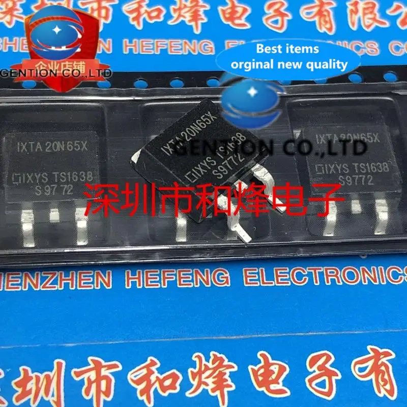 10PCS IXTA20N65X TO-263 650V 20A em estoque 100% novo e original