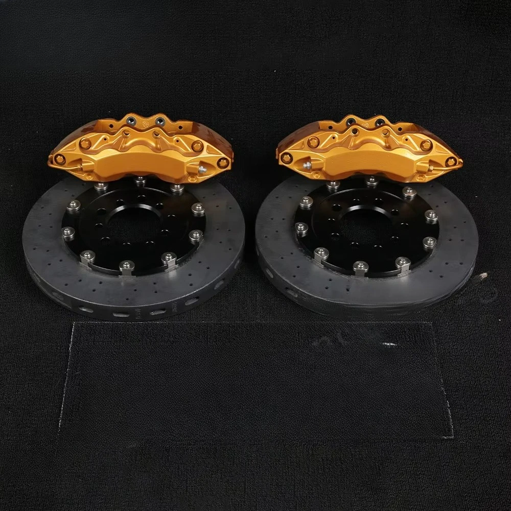 Automotive Carbon Ceramic Disc Brakes 6/4 Piston Brake Caliper Kit for  E-Class C-Class CLE GLA S-Class A-Class CLA