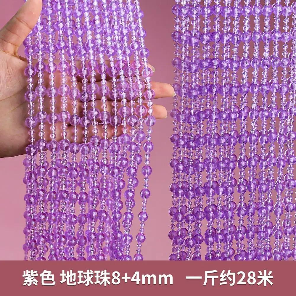 Crystal Chain Wedding Ceiling Bead Curtain for Background Stage Decor DIY Material for Handmade Doll Necklace Craft Supply