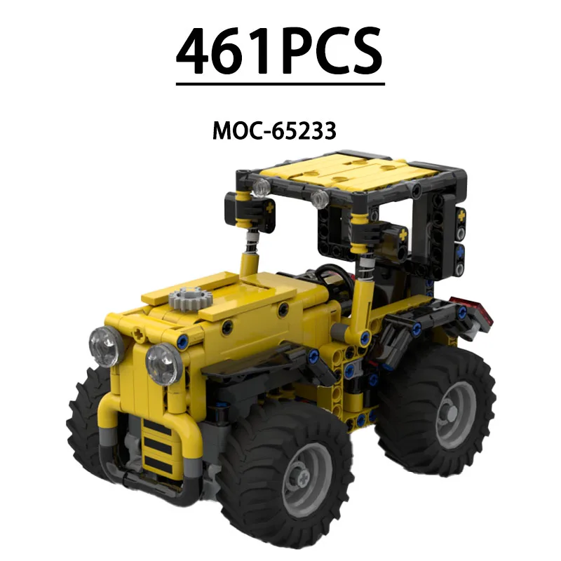 

Конструктор MOC-65233: Модель экскаватора-трактора для фермы, 461 деталь. Развивающая игрушка для детей, подарок на День рождения, Рождество, Новый год.