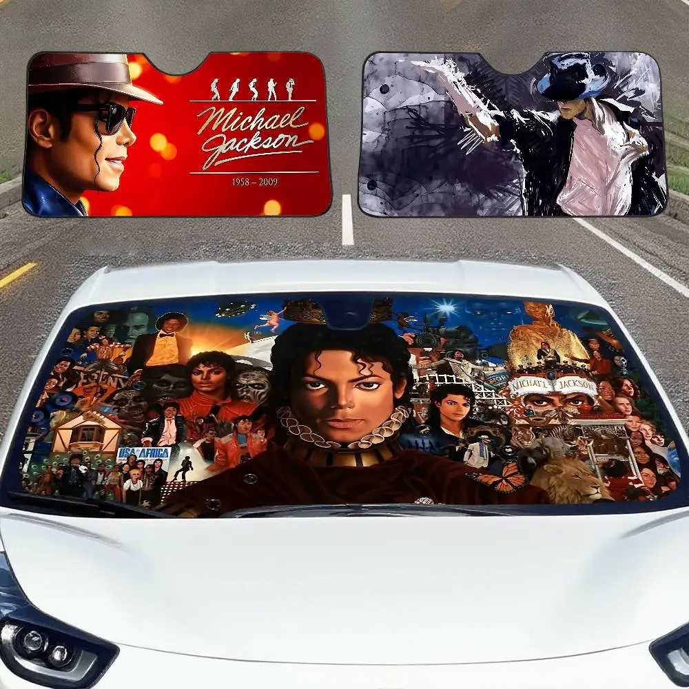 Singer M-Michael Jackson Car SunShade Windscreen Cover Windshield Car Window Sun Shade Auto Visor Car Accessories