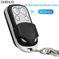 Universal 4 Buttons Garage Door Opener Remote Control 433MHZ Clone Fixed Learning Rolling Code Duplicator Garage