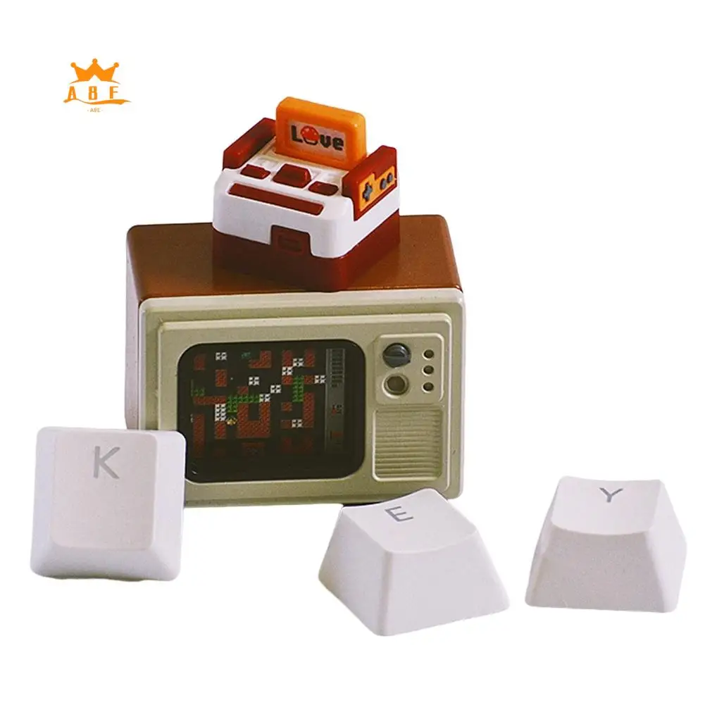 

A08E-Classic Retro FC Famicom колпачки для клавиш, совместимый переключатель оси, механическая клавиатура для Cherry MX/крестовая колонна, ось/совместимая