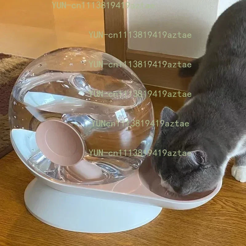 2.8L Snails Bubble Cat Water Fountain Filter Automatic Water Dispenser Drinking Fountain Cats Dogs Feeder Pets No Electricity