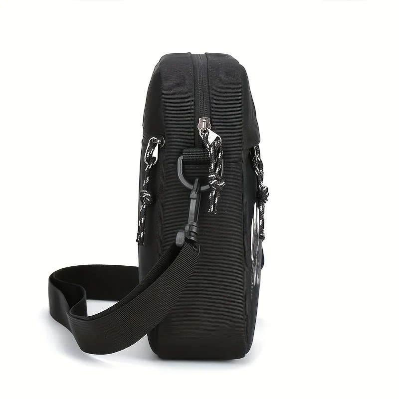 خمر الجمجمة والقهوة حقيبة كتف رجالية مضحك المسيحية موضة المحمولة الذكور حقائب كروسبودي صغيرة للجنسين الترفيه حقيبة الهاتف #4