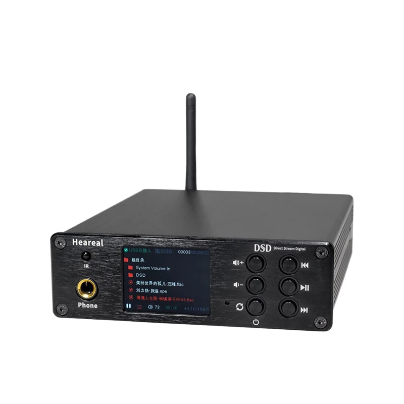 

DSD HIFI Bluetooth-плеер без потерь, цифровой USB-накопитель, компьютер, жесткое декодирование 9038, усилитель для наушников, декодер ЦАП