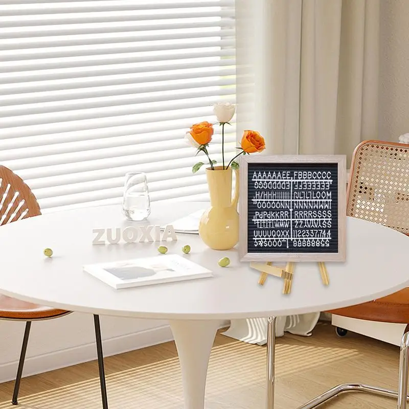 Letter Board With Letters Felt Wooden Message Board Fashionable First Day Of School Decoration Stable Message Sign For Home Work