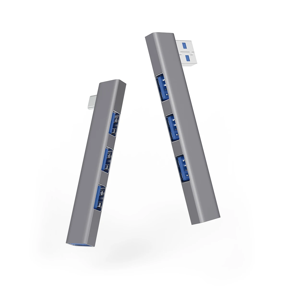 

4 in 1 USB 3.0 HUB Type Multi Ports USB Splitter OTG Adapter USB Docking Station For Smart Cell Phone Macbook Pro 13 15 Air Pro