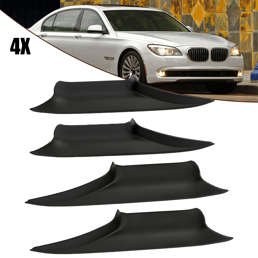 4X Door Inner Front Handle Brace Black Cover 51419115501 For BMW 7 Series F01 F02 2008 2009 2010 2011 2012 2013 2014 2015